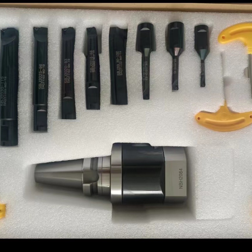 微调0.01精镗刀EWN加工CNC镗床镗刀杆高精度BT40可调式镗刀头