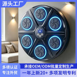 跨境新款拳击训练器运动健身器材拳击墙靶家用拳击靶音乐拳击机