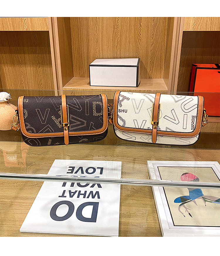 New Beauty Color Contrasting High Quality Women's Shoulder Bag, Internet Celebrity Live Streaming Diagonal Cross Small_voghion.com