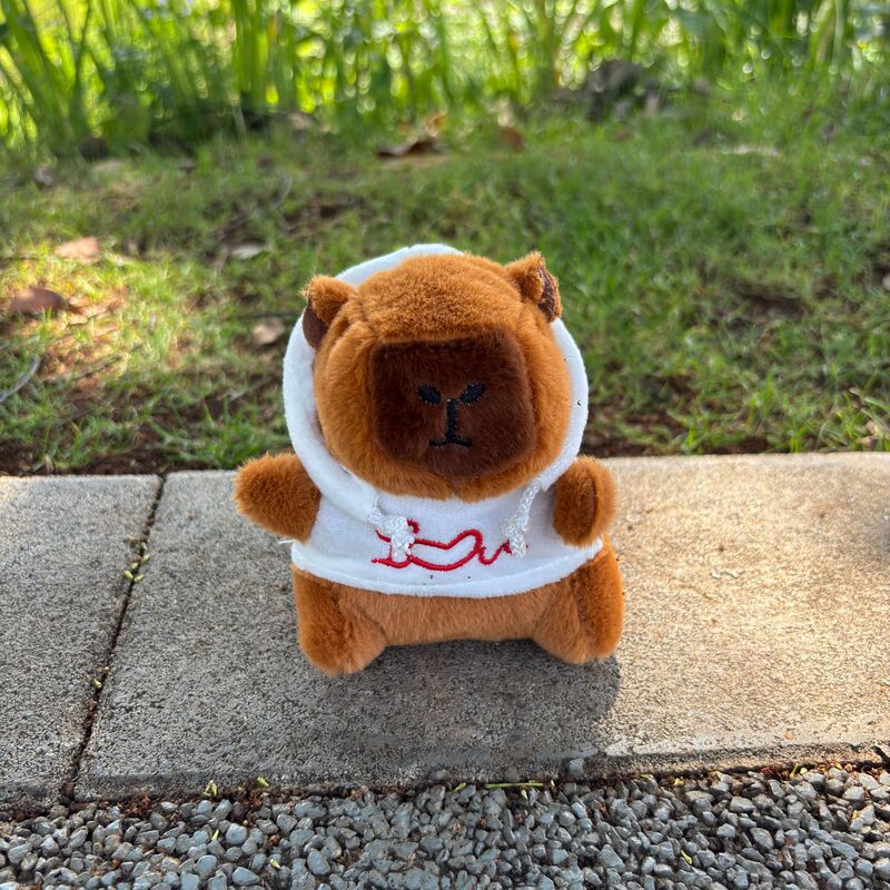 スウェットシャツカピバラ人形クリエイティブかわいい愛カピバラ人形女装おもちゃ小さな装飾品キーホルダー卸売|undefined