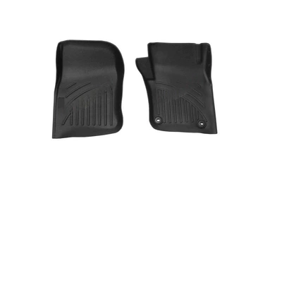 Universal Foot Pad — Steering Wheel Toyota Lc76/Lc79/71 Land - black-right-hand-drive-new-model-24-25-lc76lc79lc71-main-driver-passenger-driver-tpe-floor-mats-2-pieces-in-total-full-tpe-special-car-dedicated