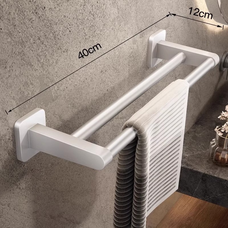 Toallero de Baño de Pared de Aleación de Aluminio con Almacenamiento image 32