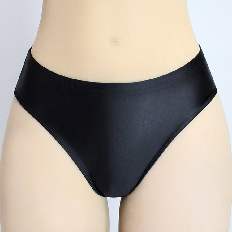 Rhythmic Gymnastics Pants Elastic Tight Silky Glossy Women's Sports Swimming Underwear Low-Waist Briefs for Inside and Outside Wear