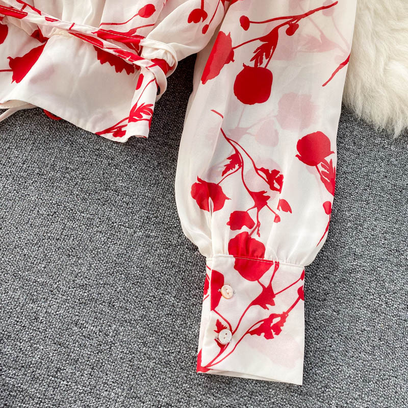 Title 35, Bedrucktes Chiffon-Kurzhemd im Split-Rock-Desig...