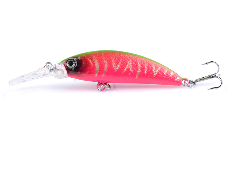 Small Minnow Fishing Lures Hard Plastic Baits Fresh Water Bass Swimbait Tackle Gear