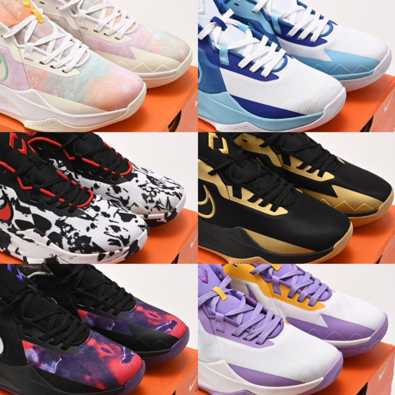Putian Pure Original Precision 6 Generation Basketball Shoes Precision Sports Fashion Air Cushion Actual Combat Men's Non-slip Sneakers