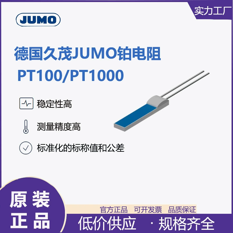 Германия JUMO Кумао платиновый резистор pt100/pt1000 пленочный платиновый резистивный датчик температуры 906130