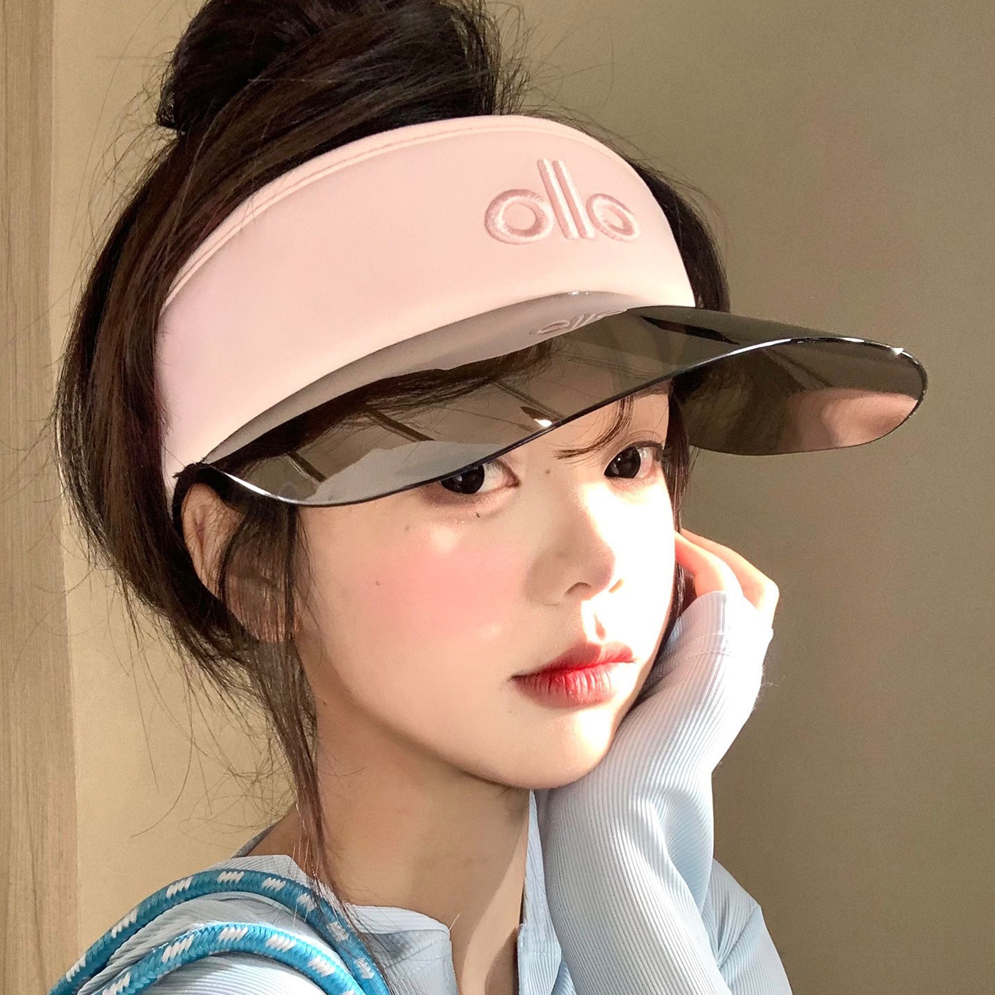 American-Style Reflective Visor Hat for Women, Summer Sun Protection Hat, Uv Protection, Outdoor Sports Running Sunshade Baseball Cap