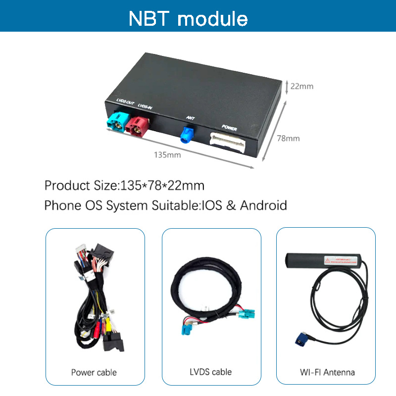 Suitable for Bmw Wireless Carplay Decoder, Huawei Hicar Box, Bmw Supports the Addition of Reversing Camera