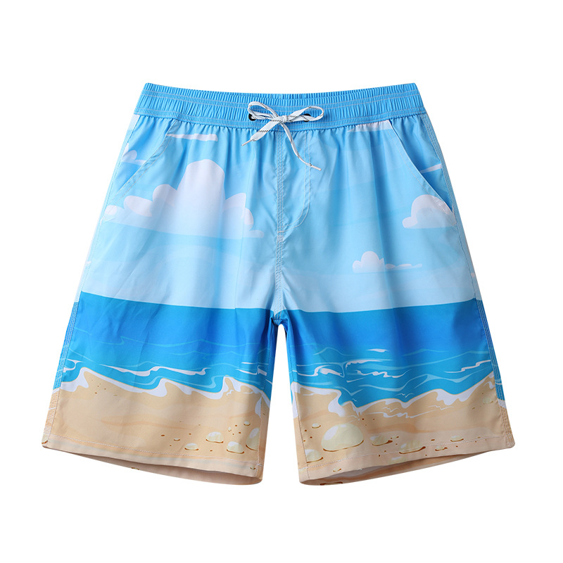 Pantalones de playa personalizados pantalones cortos de poliéster para hombres pantalones cortos de playa pantalones de playa de nylon de piel de melocotón