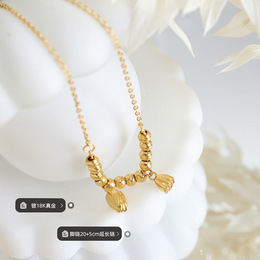 Chains Solid Color Anklet