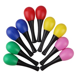 Sand Hammer Grasping Hearing Cultivation Plastic Sand Hammer Orff Plastic Sand Hammer 