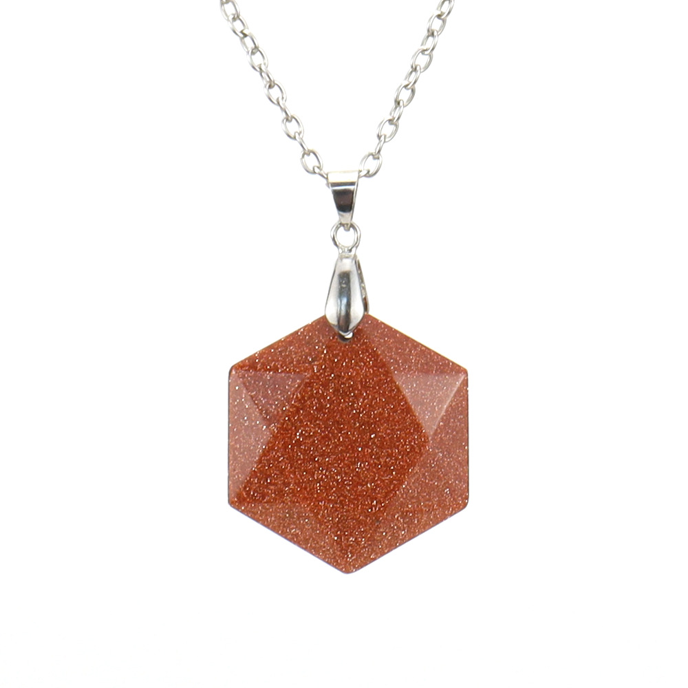 Simple Style Water Droplets Crystal Handmade Pendant Necklace 1 Piece