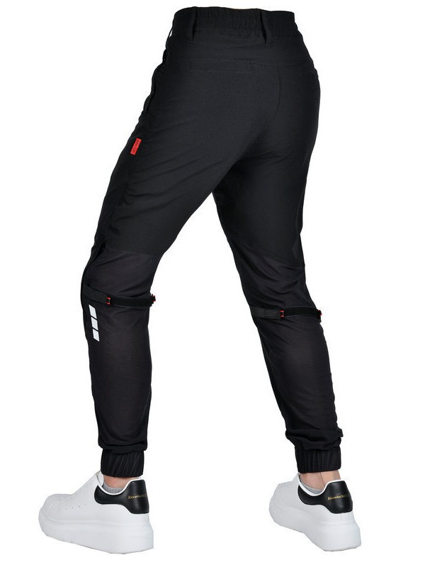 VOLERO motocicleta pantalones de ciclismo de verano para hombres y mujeres flujo de aire bidireccional transpirable a prueba de viento cálido mono de motocicleta resistente a la caída