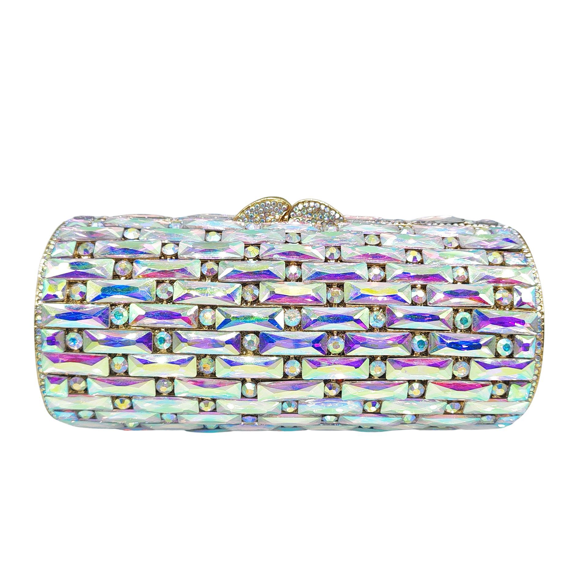 Nuevo hueco diamante caja dura bolsas de banquete bolsas de diamantes bolsas de diamantes de mano Bolsas de diamantes de diamantes