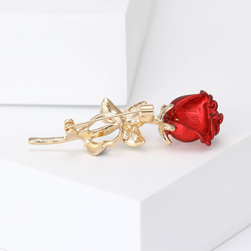 Hot-selling new fashionable and elegant rose brooch Korean style high-end clothing collar pins and accessories