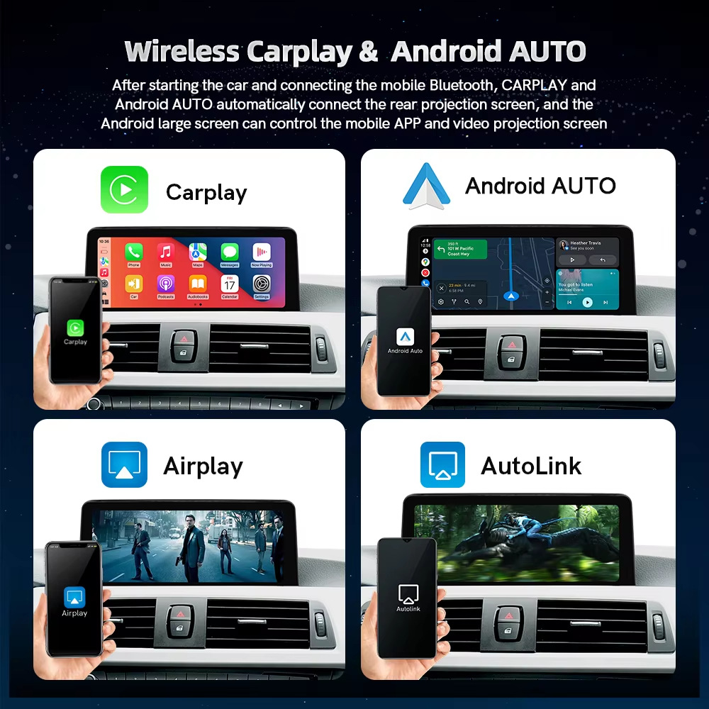 Suitable for BMW X3X4 F25F26 2013-2017 10.25'' car-mounted large-screen navigation central control screen