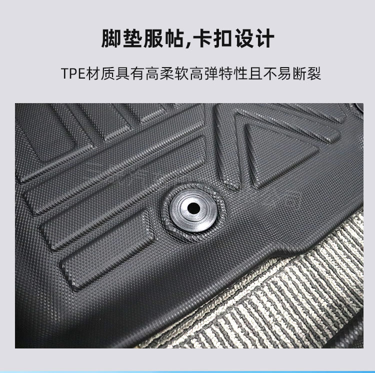 Suitable for Toyota Rav4 Rongfang Tpe Car Floor Mats, Environmentally Friendly Materials, Car Interior Special Car Floor Mats
