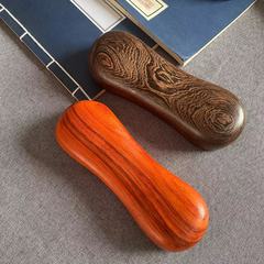 雞翅木號脈診枕實木醫用紅花禮物花梨木中醫把脈診脈診診墊木