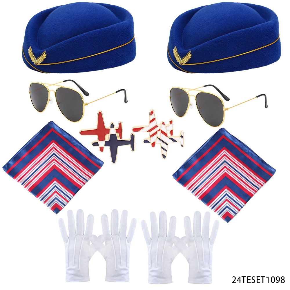 Nueva fiesta de vacaciones Cosplay policía espectáculo vestido esposado juego de rol de cigarrillos marinero azafata de vuelo