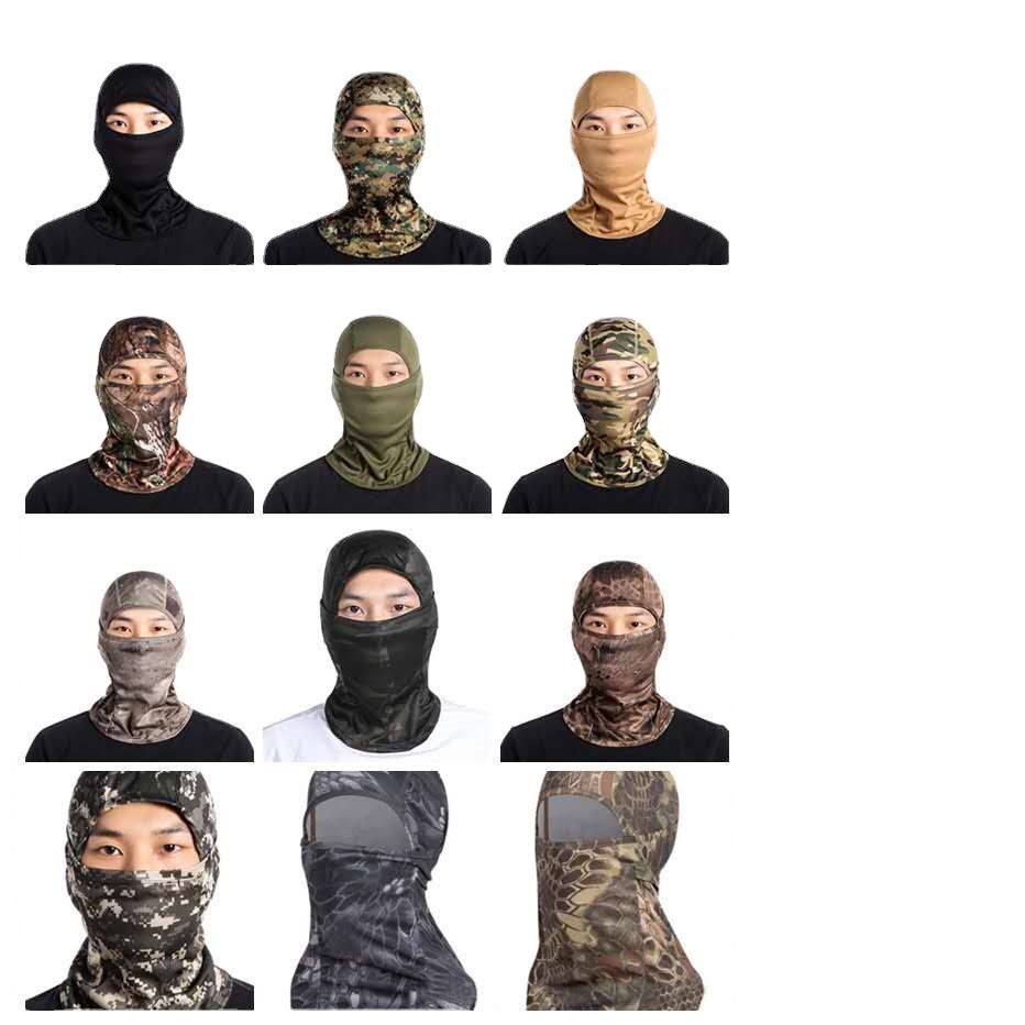 Ski Balaclava Ninja Hat Cycling Cs Tactical Flying Tiger Hat Wind and Sand Protection Motorcycle Mask Masked Camouflage Hood