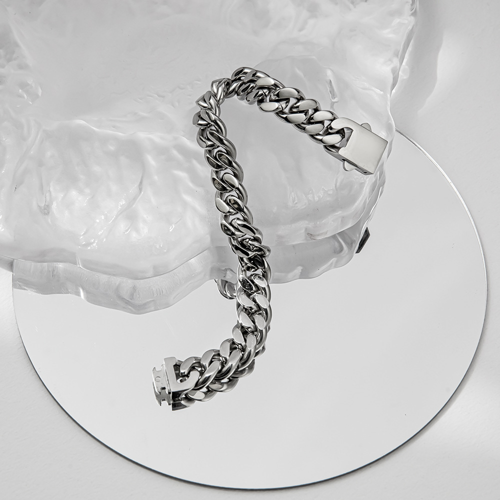 Fashion Geometric Titanium Steel Plating Bracelets 1 Piece