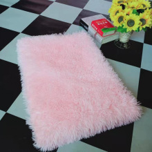 厚丝长毛地毯进门脚垫进门毛地毯家用纯色卧室茶几现代简约客厅