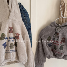 2025童装秋冬装新款儿童冬款韩版加绒加厚卫衣女童男童打底衫5730