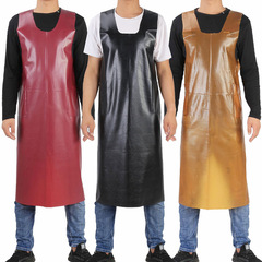 Nylon Soft Leather Waterproof Greaseproof Aquatic PVC Apron Waterproof Waist Belt for Men and Women Stone Restaurant Labor Protection Work Waterproof Apron