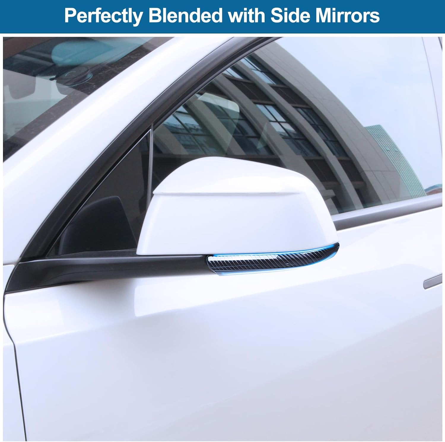 Suitable for Tesla Model Y/YL/3 new version anti-collision strip, anti-scratch protection sticker, rearview mirror anti-collision protection
