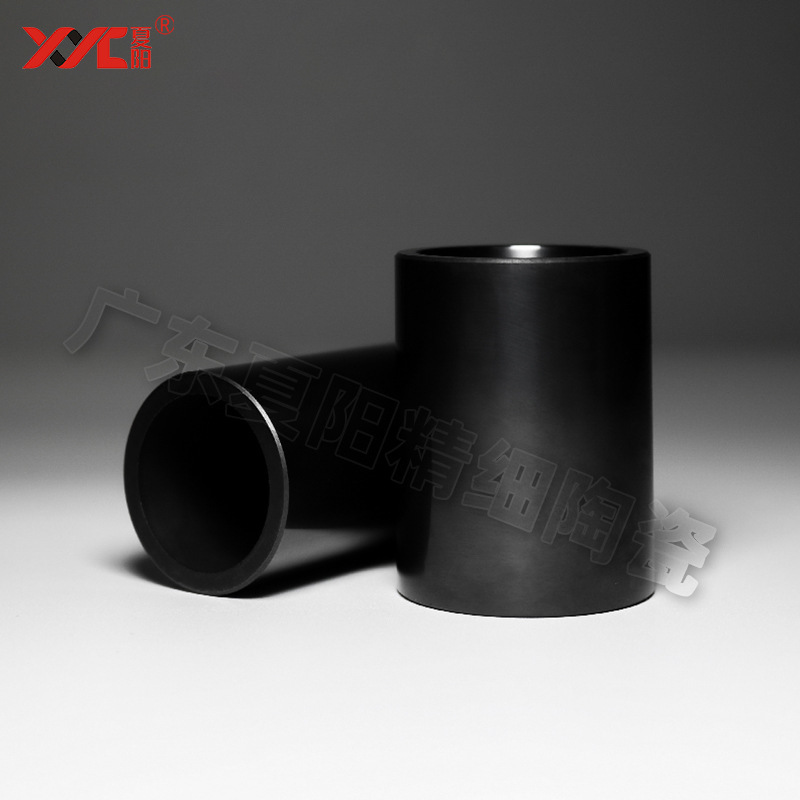 Customized Silicon Carbide Ceramic Bushing, High Temperature Resistant Mechanical Components, 20 Years of Wear Resistance Protection, Matching Ceramic Ring Finishing