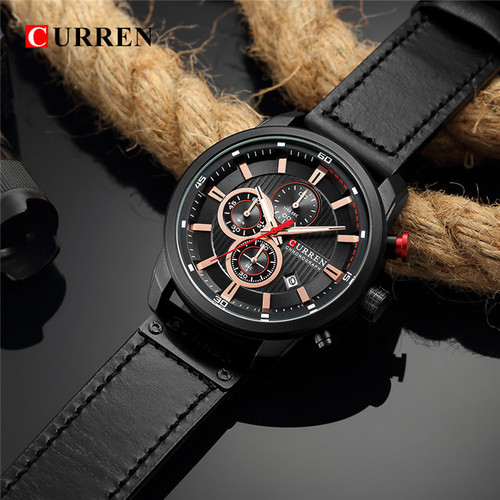 CURREN 8291 men's quartz watch multifunctional urban fashion style men's watches watches