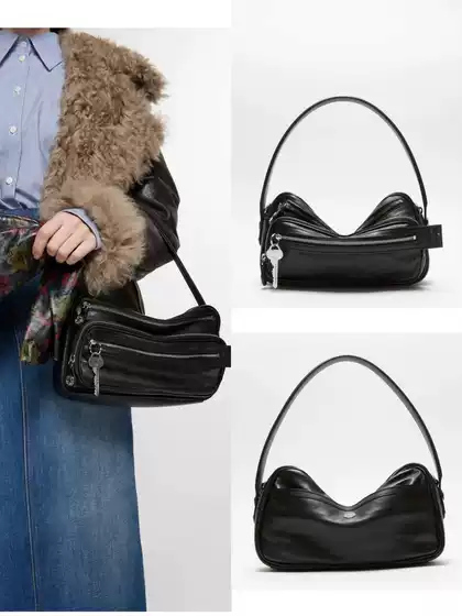 New Trendy Star Camera Motorcycle Camera Bag, Underarm Bag, Niche Versatile Handheld Casual Commuter Vintage Hobo Bag