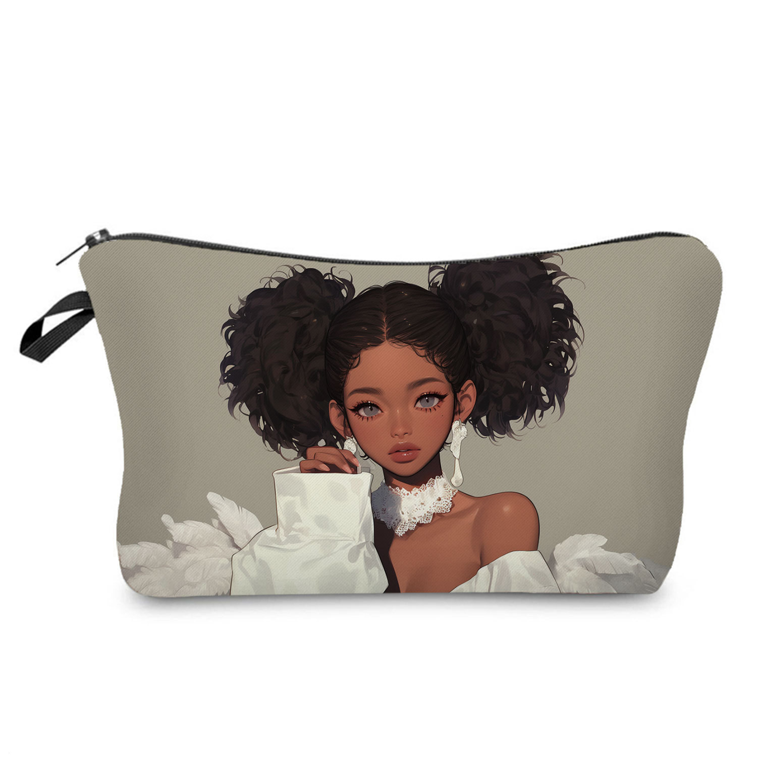 Streetwear Style Streetwear Human Polyester Square Makeup Bags