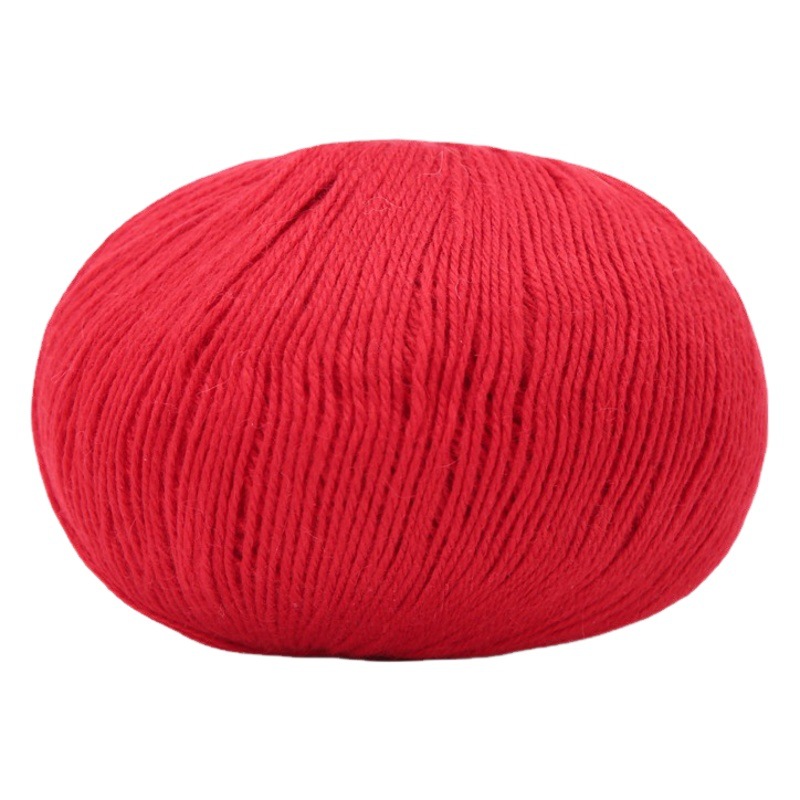 Lavado sin encogimiento Hilo de Cachemira de 3 hilos tejido a mano suave y ajustado bufanda de bebé sombrero abrigo hilo tejido a mano lana tejida a mano