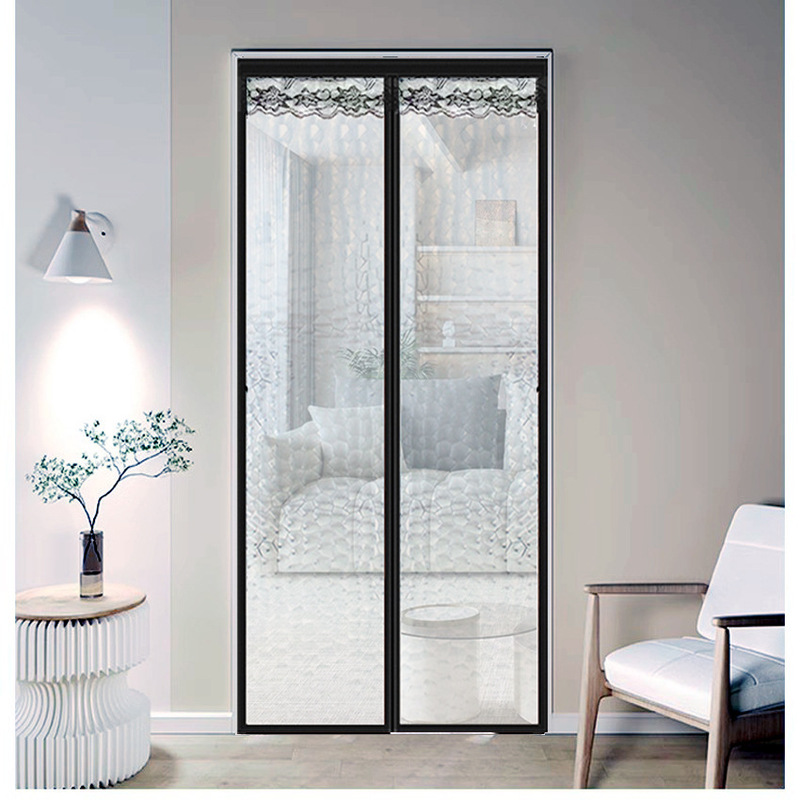 New Anti-Mosquito Air-Conditioning Door Curtain, Semi-Transparent, Home Partition Curtain, Heat-Insulating, Magnetic Self-Adhesive, Winter and Summer Soft Door Curtain, Light Luxury New Anti-Mosquito Air-Conditioning Door Curtain, Semi-Transparent, Home Partition Curtain, Heat-Insulating, Magnetic Self-Adhesive, Winter and Summer Soft Door Curtain, Light Luxury