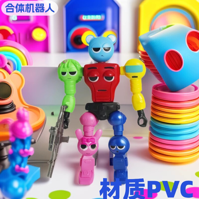 节奏盒子机器人手办sprunki音乐盒子游戏周边玩偶儿童玩具礼物|undefined