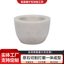 定制轻奢大理石碗坚果零食点心泡面沙拉碗 酒店玄关家居装饰摆件