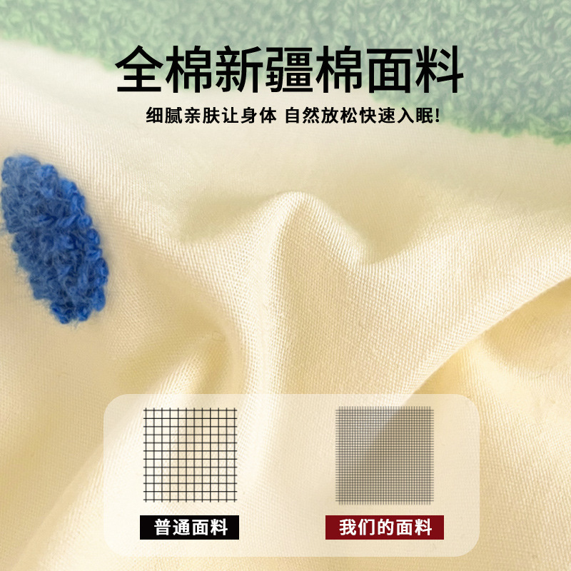 Inswind algodón cama de cuatro piezas set2025 nuevo algodón colcha cubierta sábanas de tres piezas set de cama de cama de cama