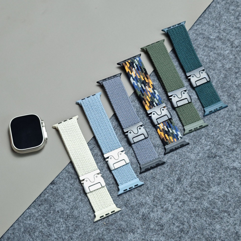 iwatch10 Strap S9 Apple S8 Watch applewatch9 New S10 Nylon Braided Men's High
