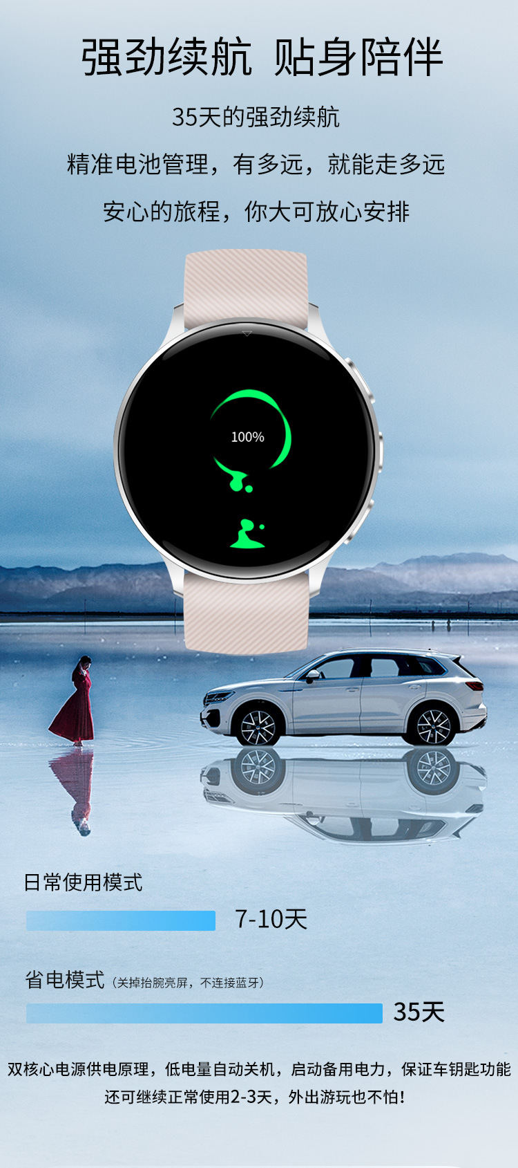 Lezhi Weipai Tank Changan Byd Geely Trumpchi Chery Smart Watch Car Key Car Safety Key