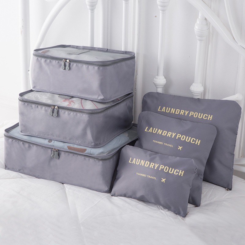 Storage bag for traveling, set