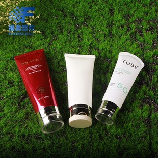 New 120g facial cleanser hose cosmetic packaging material facial cleanser tube PE acrylic flip gel hose