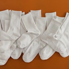 日系韓版純色長襪子男女學生運動中筒襪學院風簡約百搭網紅長筒襪