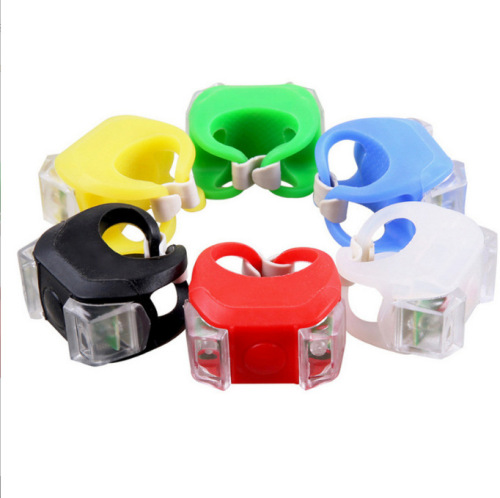 Bicycle Riding Gear Accessories: 6th Generation Frog Light Silicone Lamp, Mountain Bike LED Tail Light in OPP Packaging