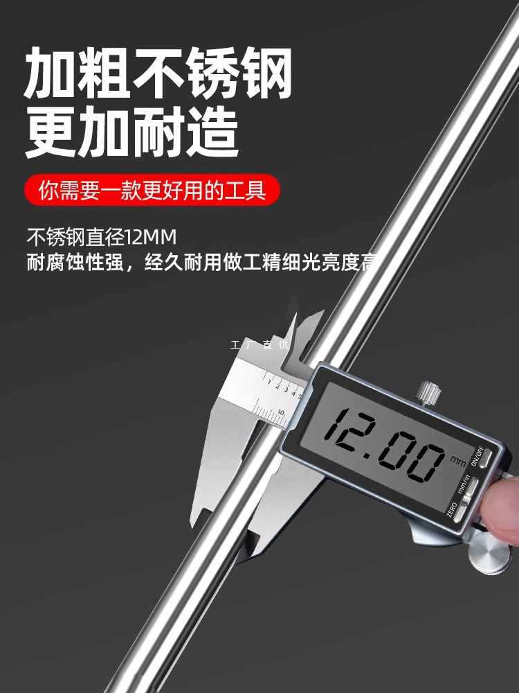 ✅不锈钢开井盖钩子拉钩卷帘门钩长杆拉货铁钩工具大全下水道勾子