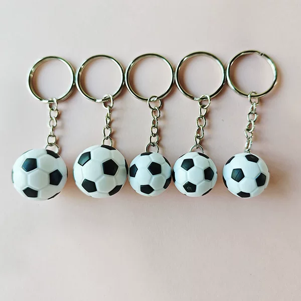 Simulation football key chain plastic football series sports peripheral small hanging accessories activities gift in stock wholesale