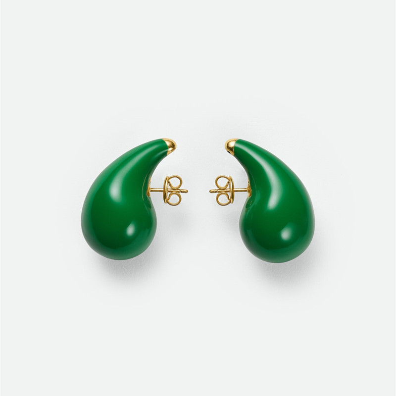 20g Weight Ear Studs Classification 1 Pair Simple Style Water Droplets Epoxy Stainless Steel Ear Studs