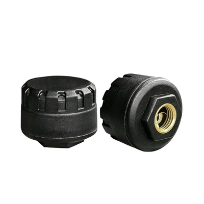 Motorcycle Tire Pressure Monitoring Solar-Powered External Electric Vehicle Tire Pressure Detector Tpms Supports Mobile App (Tire pressure monitoring system) - sensor-pack-of-two
