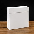 包装盒白色天地盖纸盒批发创意茶叶包装盒折叠纸盒可印logo